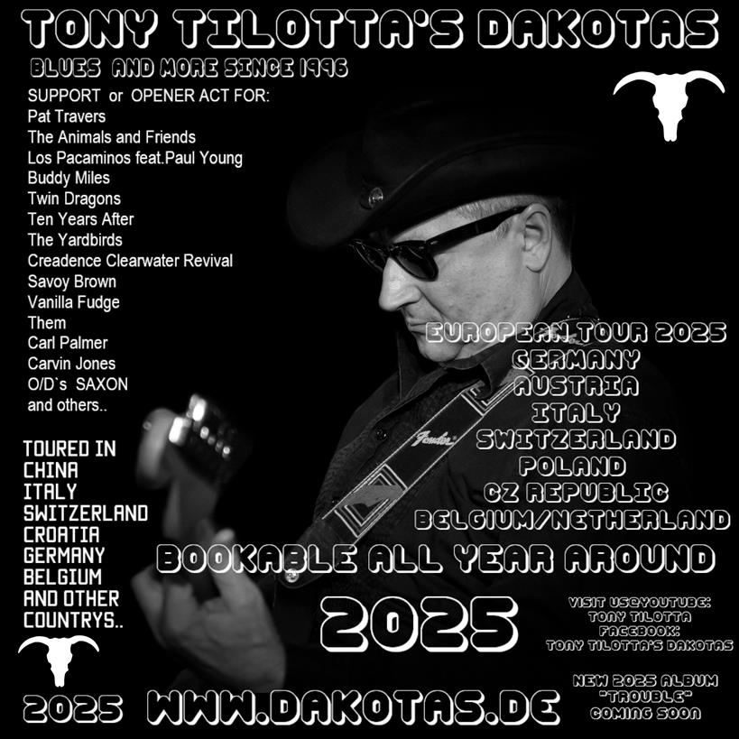Tony Tilotta`s Dakotas _Alive & Well  29th Anniversayr  Tour 2025 (Copy) (3)